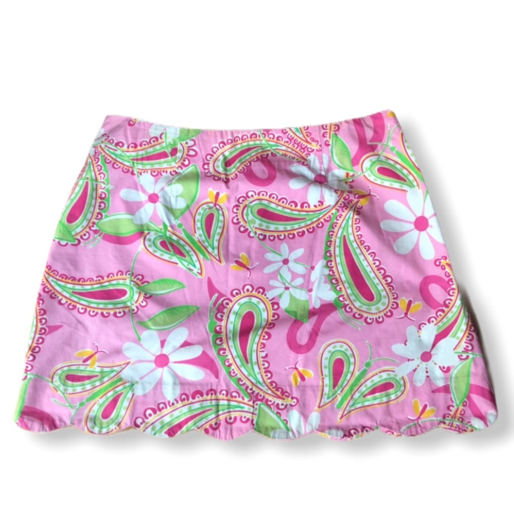 Lily Pulitzer Scalloped Hem Mini Skirt